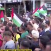 palestinian flags in israel