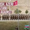 Turkish, Azeri and Pakistan troops together, as part of their training exercise in Baku