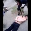 Execution of handcuffed prisonr by Azov fighters in  2014